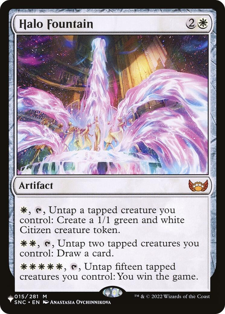 Halo Fountain (015/281) (The List Reprints)