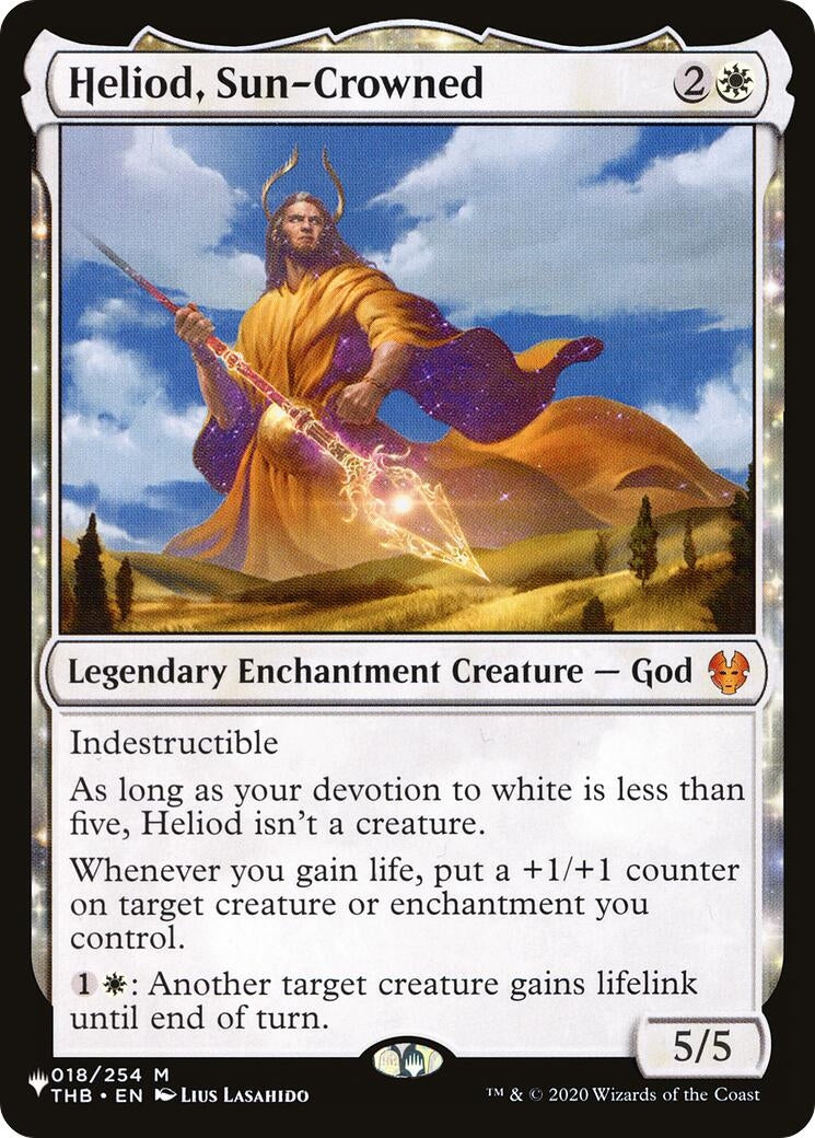 Heliod, Sun-Crowned (018/254) (The List Reprints)