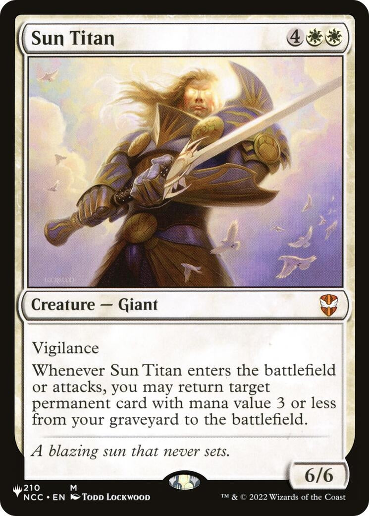 Sun Titan (NCC) (210/093) (The List Reprints)