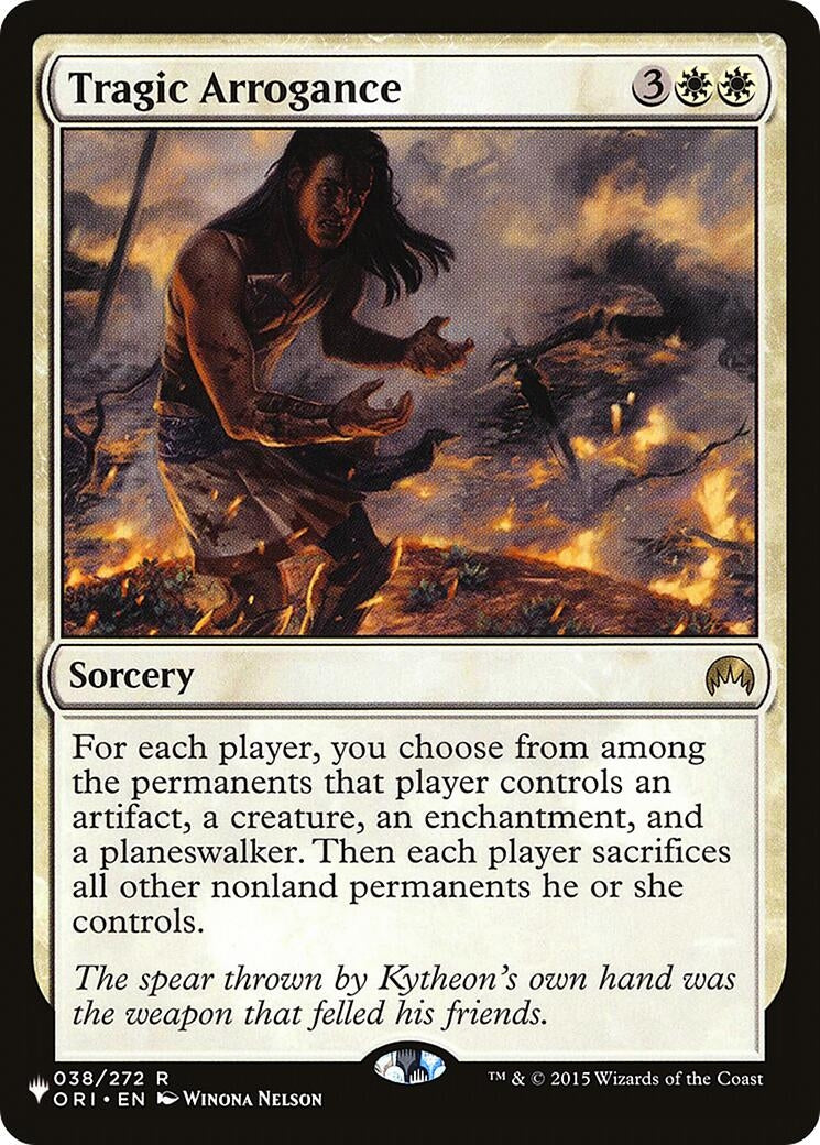 Image for Tragic Arrogance (038/272) - Magic: The Gathering
