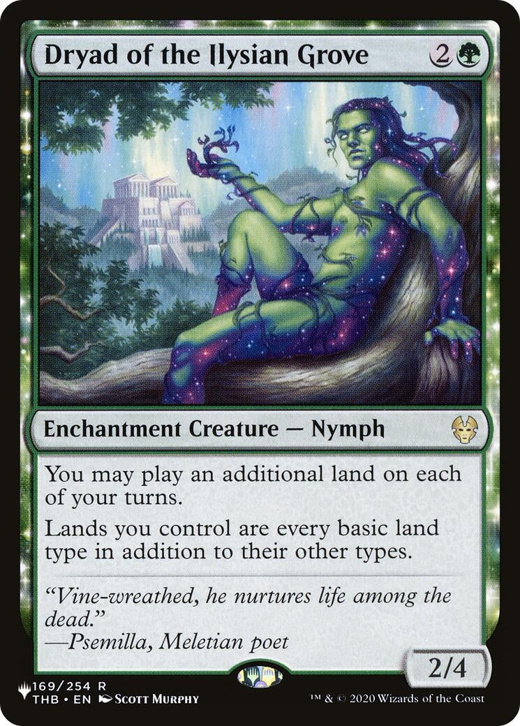 Dryad of the Ilysian Grove (169/254) (The List Reprints)
