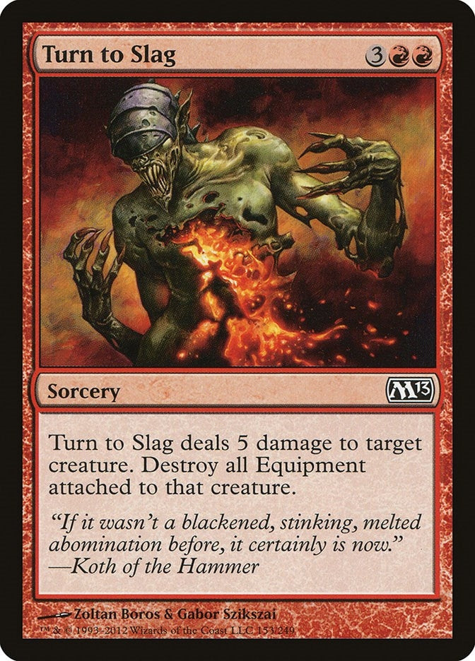 Image for Turn to Slag (153) - Magic: The Gathering