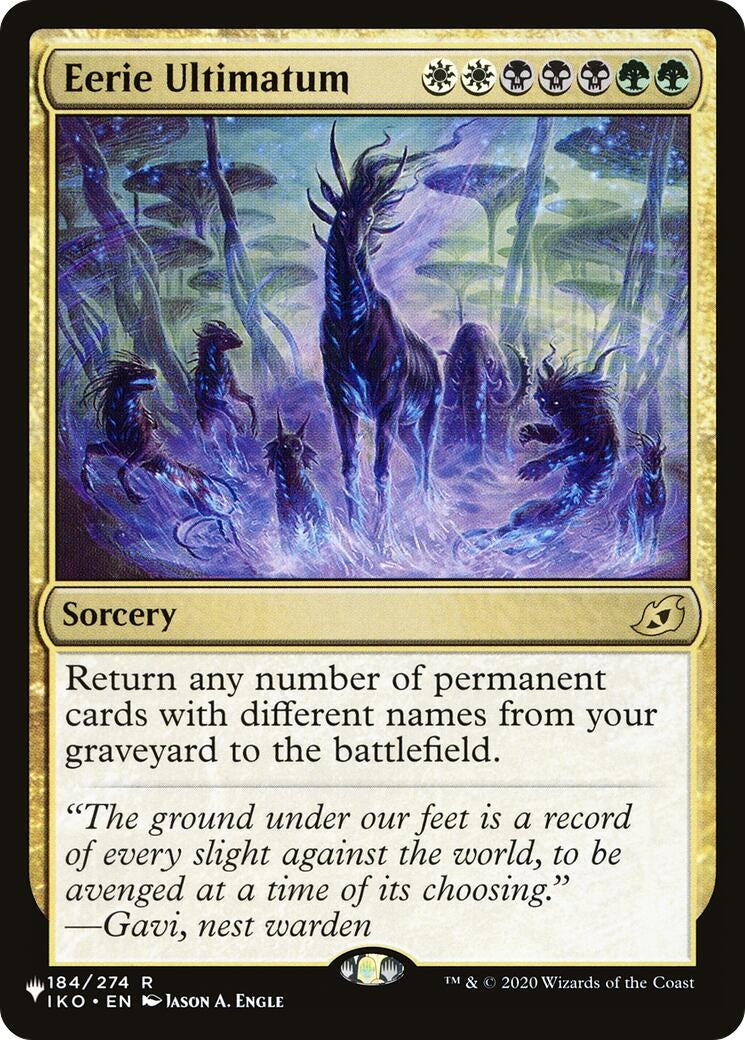 Eerie Ultimatum (184/274) (The List Reprints)