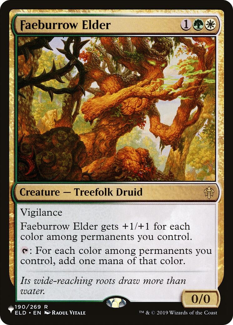 Faeburrow Elder (190/269) (The List Reprints)