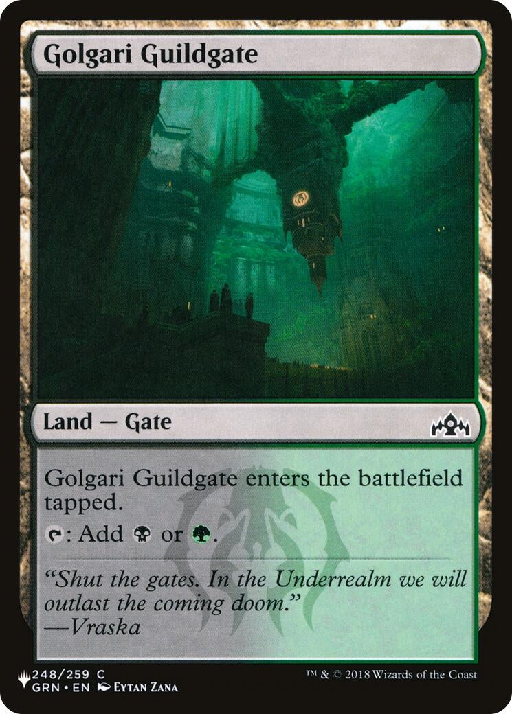 Golgari Guildgate (248/259) (The List Reprints)