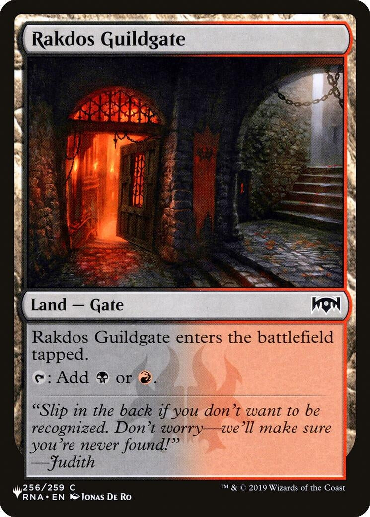 Rakdos Guildgate (256) (256/259) (The List Reprints)