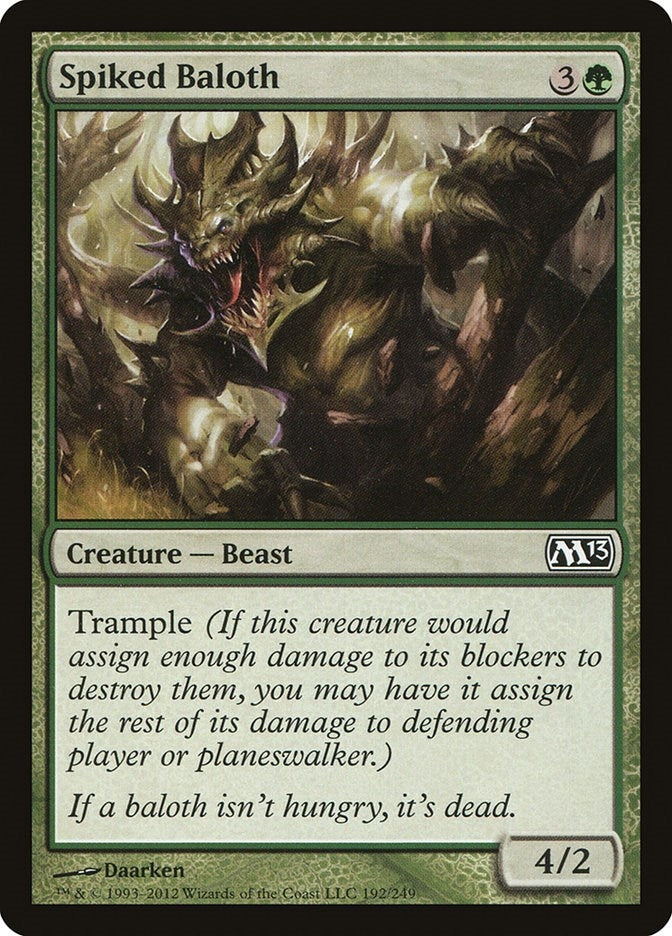Spiked Baloth (192) (Magic 2013 (M13))