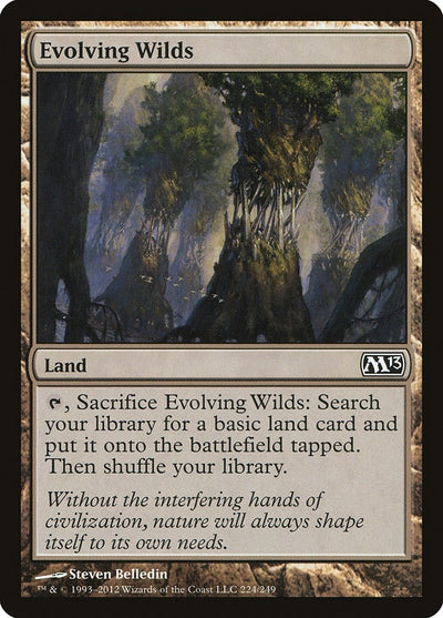 Evolving Wilds (224) (Magic 2013 (M13))