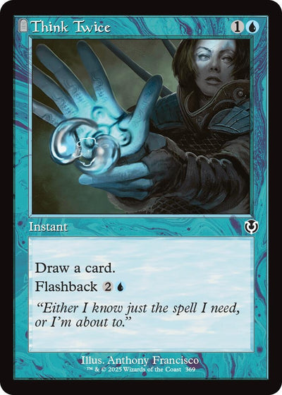 Think Twice (Retro Frame) (369) (Innistrad Remastered)