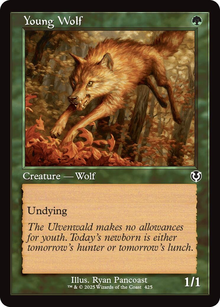 Young Wolf (Retro Frame) (425) (Innistrad Remastered)