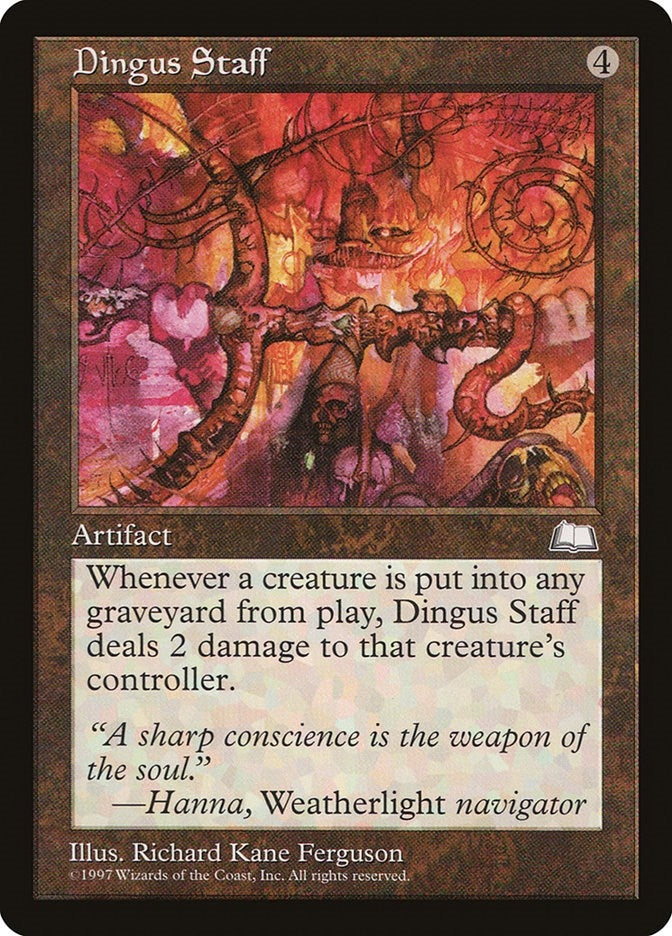 Dingus Staff (Weatherlight)