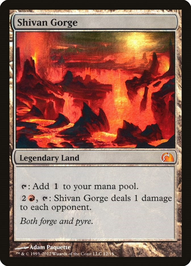 Shivan Gorge (12) (From the Vault: Realms)