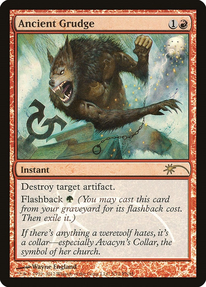 Ancient Grudge (5) (FNM Promos)