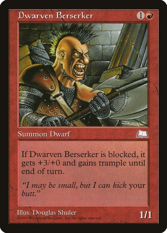 Dwarven Berserker (Weatherlight)