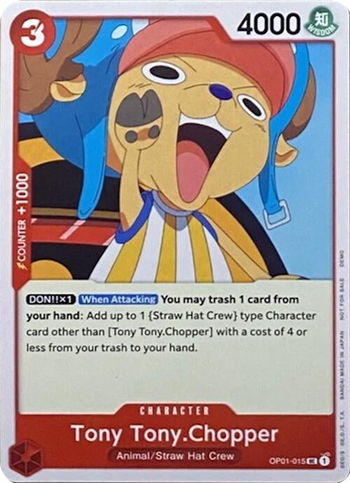 Image for Tony Tony.Chopper (015) (OP01-015) (One Piece Demo Deck Cards) - One Piece Card Game