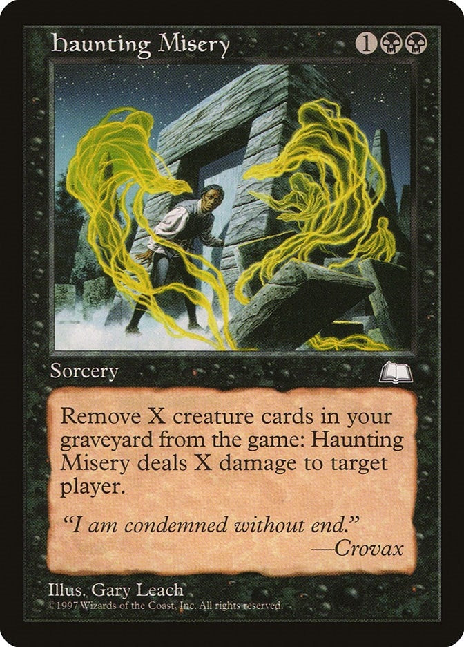 Haunting Misery (Weatherlight)