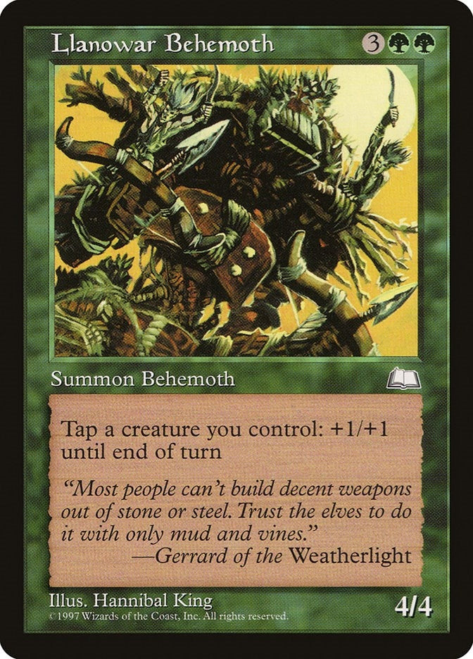 Llanowar Behemoth (Weatherlight)