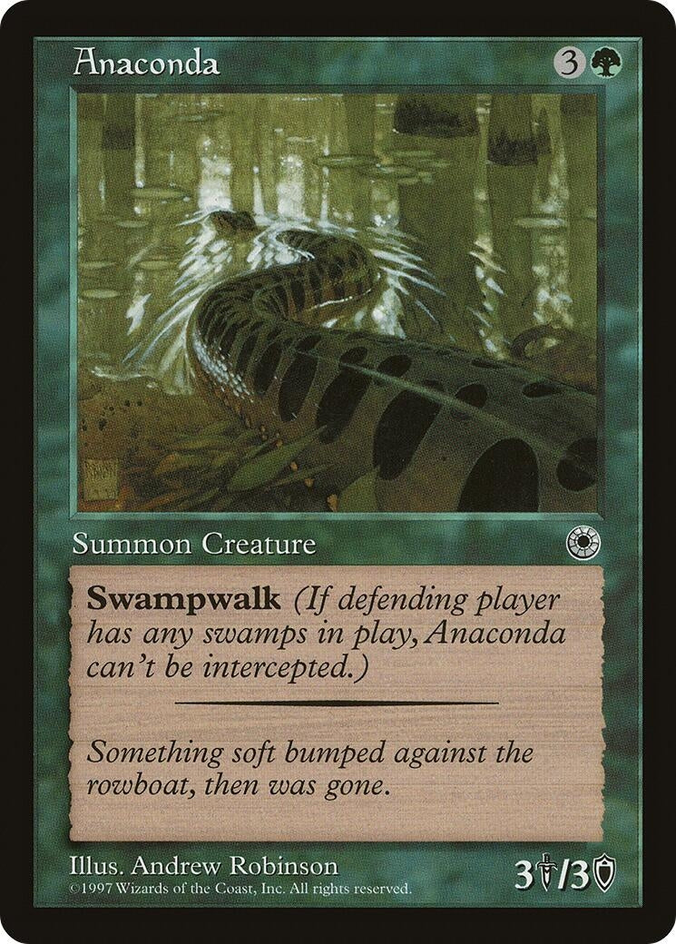 Anaconda (Flavor Text) (Portal)