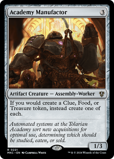 Academy Manufactor (221) (Commander: Murders at Karlov Manor)