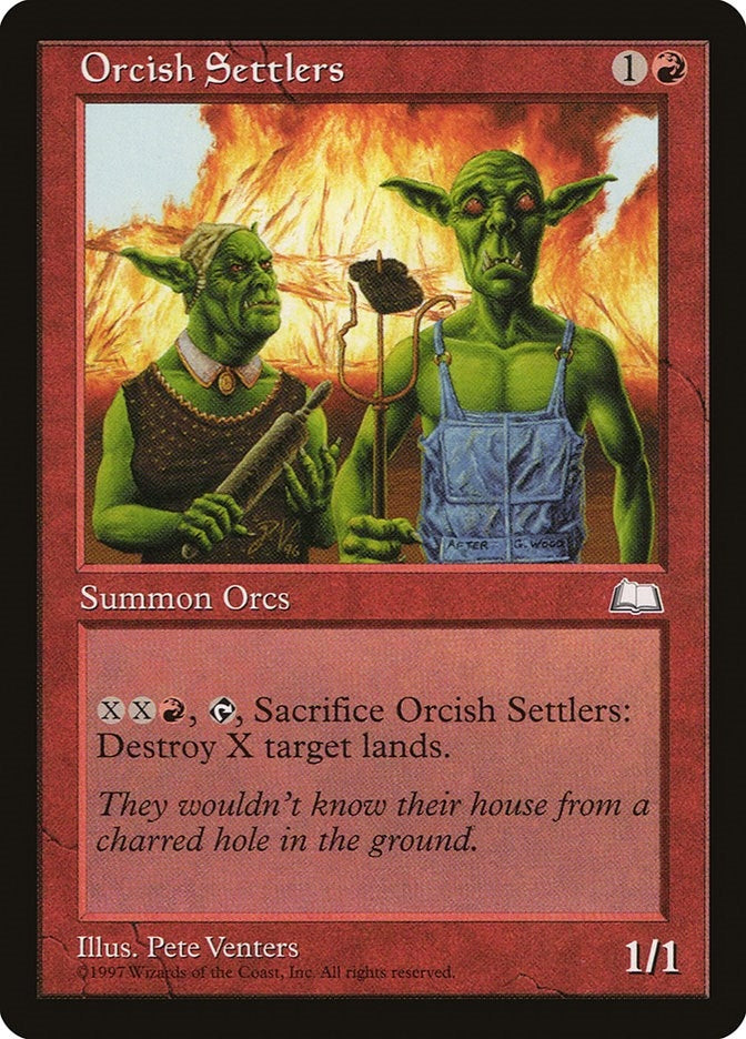 Orcish Settlers (Weatherlight)