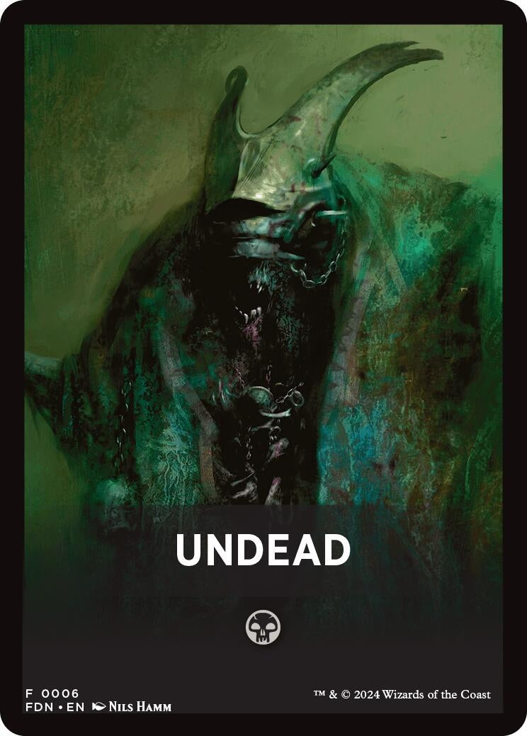 Image for Undead Theme Card (6) - Magic: The Gathering