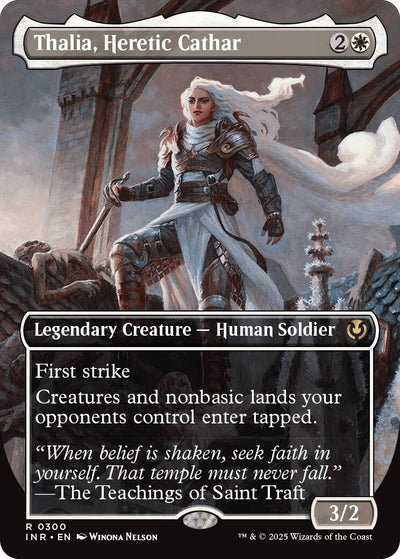 Thalia, Heretic Cathar (Borderless) (300) (Innistrad Remastered)