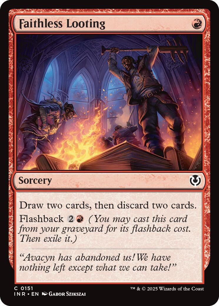 Faithless Looting (151) (Innistrad Remastered)