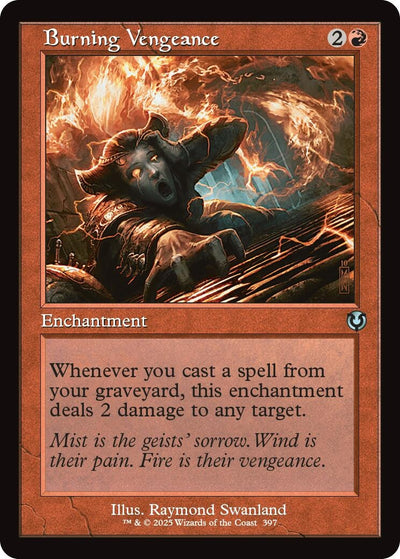 Burning Vengeance (Retro Frame) (397) (Innistrad Remastered)
