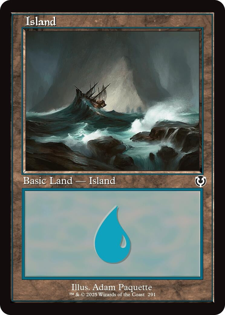 Island (291) (Retro Frame) (291) (Innistrad Remastered)