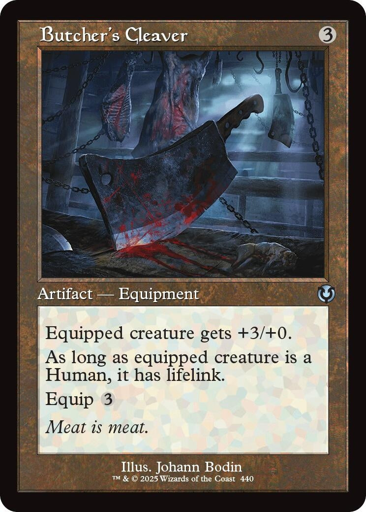 Butcher's Cleaver (Retro Frame) (440) (Innistrad Remastered)
