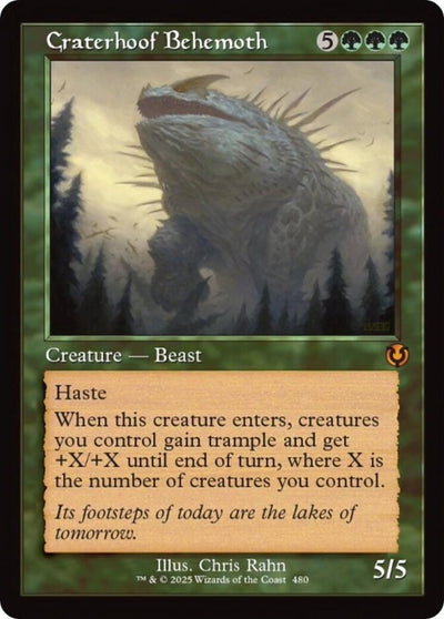 Craterhoof Behemoth (Retro Frame) (480) (Innistrad Remastered)