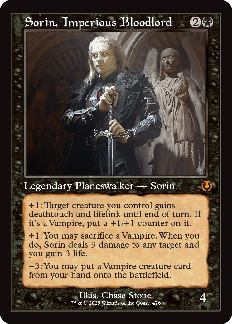 Sorin, Imperious Bloodlord (Retro Frame) (476) (Innistrad Remastered)