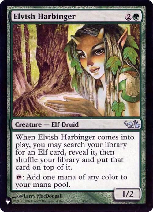 Elvish Harbinger (EVG) (Apr-62) (The List Reprints)