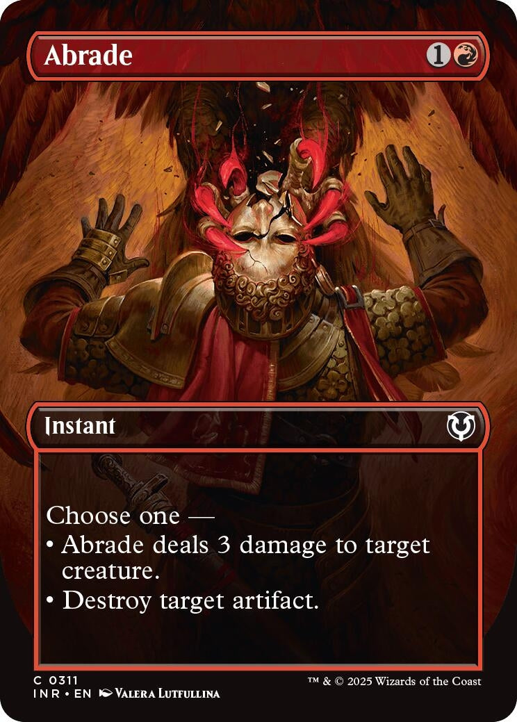 Abrade (Borderless) (311) (Innistrad Remastered)