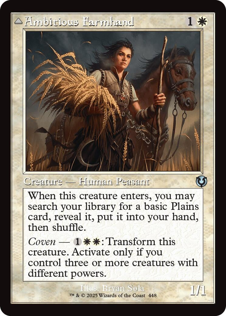 Ambitious Farmhand (Retro Frame) (448) (Innistrad Remastered)