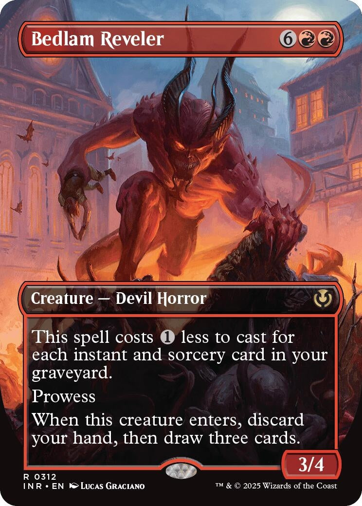 Bedlam Reveler (Borderless) (312) (Innistrad Remastered)