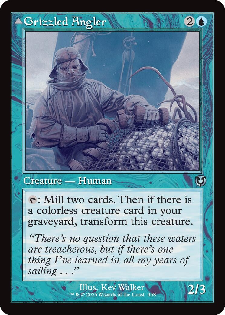 Grizzled Angler (Retro Frame) (458) (Innistrad Remastered)