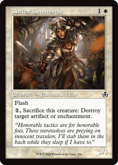 Cathar Commando (Retro Frame) (336) (Innistrad Remastered)