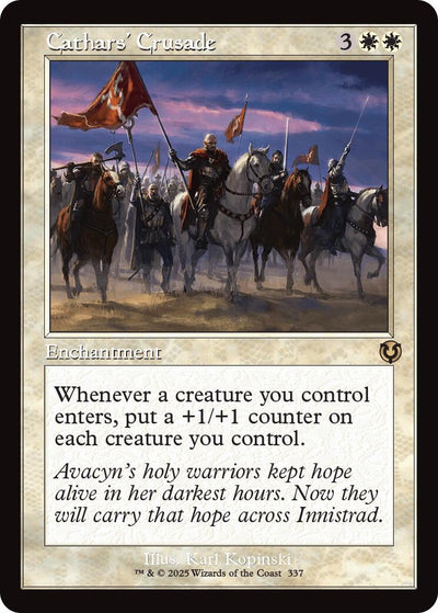 Cathars' Crusade (Retro Frame) (337) (Innistrad Remastered)