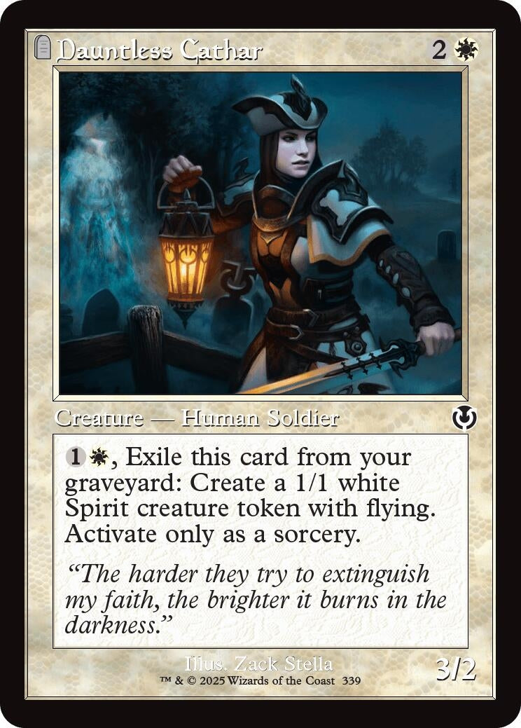 Dauntless Cathar (Retro Frame) (339) (Innistrad Remastered)
