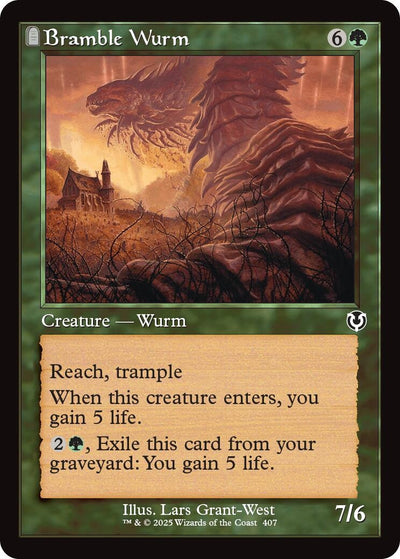 Bramble Wurm (Retro Frame) (407) (Innistrad Remastered)