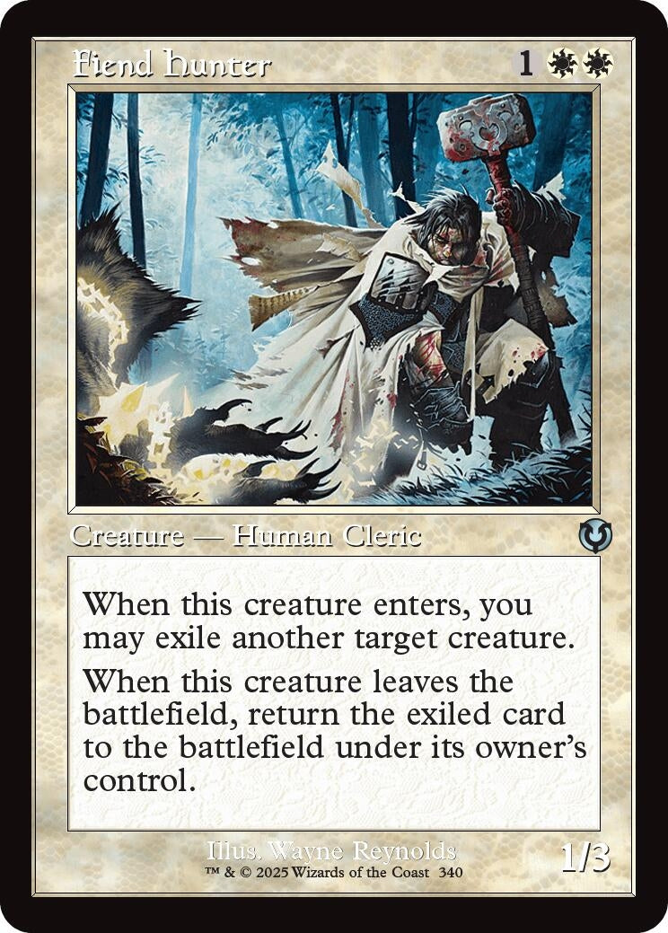 Fiend Hunter (Retro Frame) (340) (Innistrad Remastered)