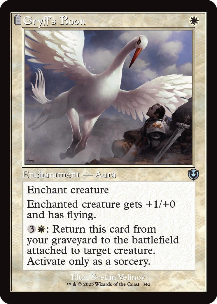 Gryff's Boon (Retro Frame) (342) (Innistrad Remastered)