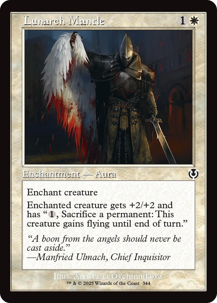 Lunarch Mantle (Retro Frame) (344) (Innistrad Remastered)