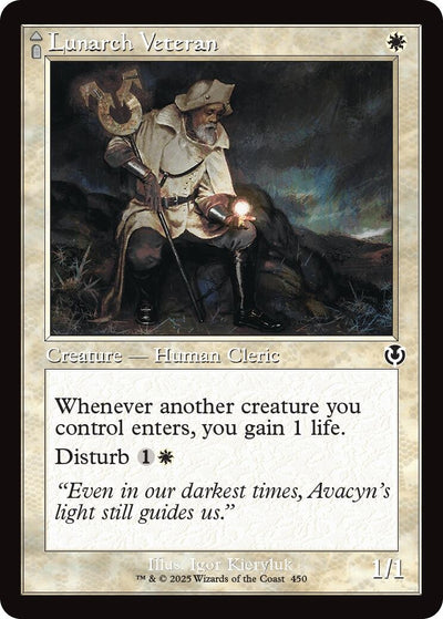 Lunarch Veteran (Retro Frame) (450) (Innistrad Remastered)