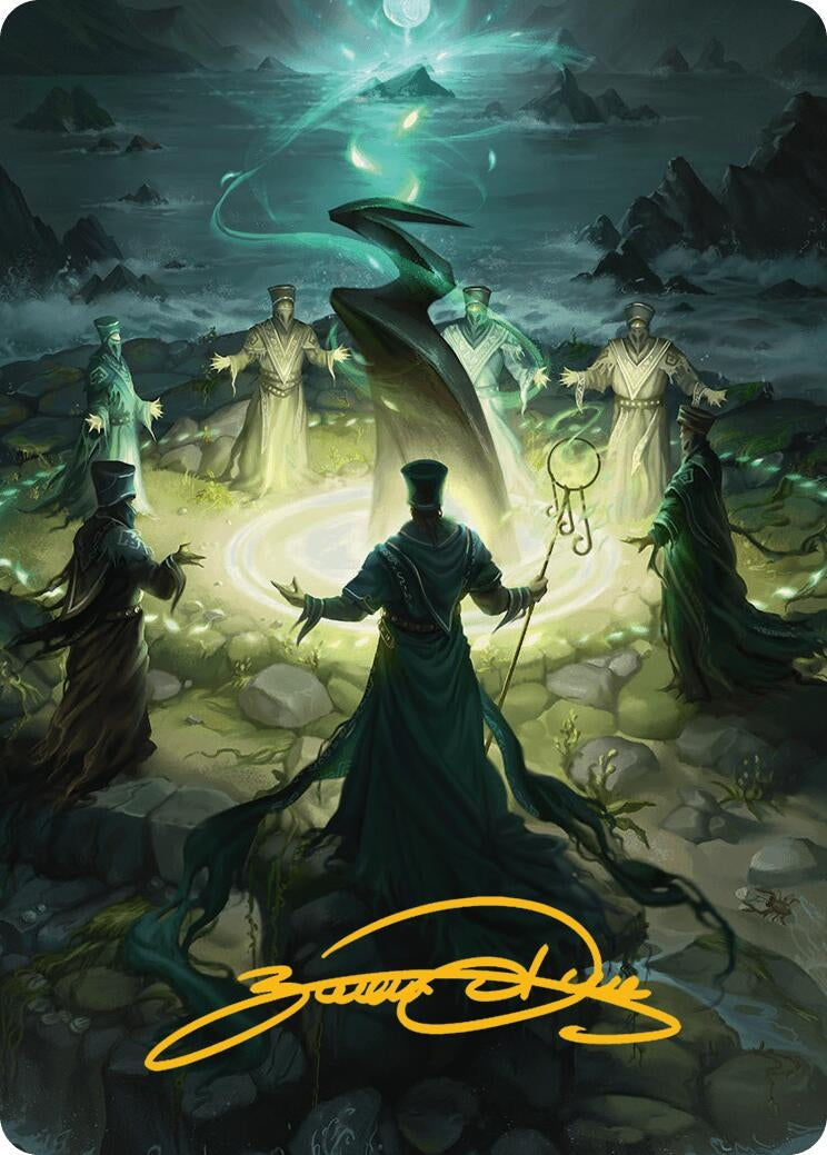 Cryptolith Rite Art Card (Gold-Stamped Signature) (14) (Art Series: Innistrad Remastered)