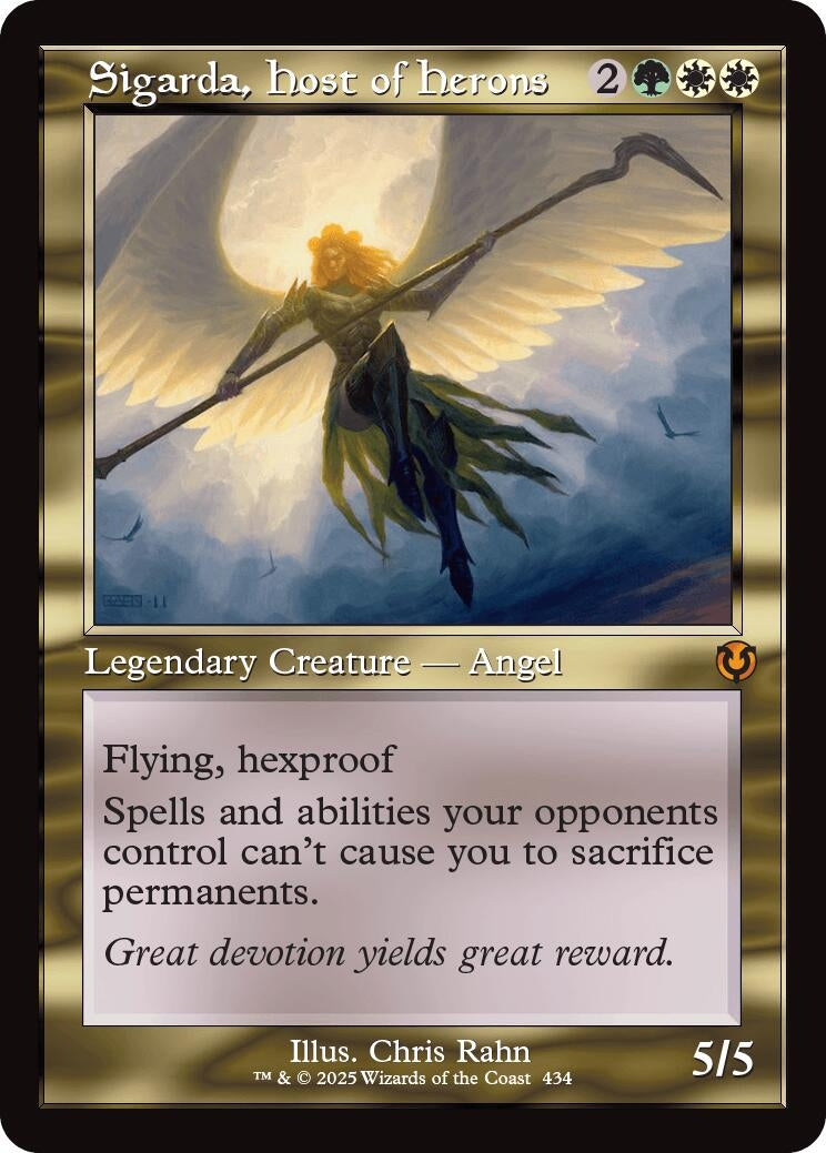 Sigarda, Host of Herons (Retro Frame) (434) (Innistrad Remastered)