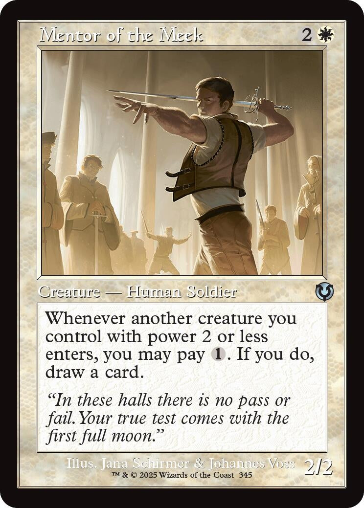 Mentor of the Meek (Retro Frame) (345) (Innistrad Remastered)