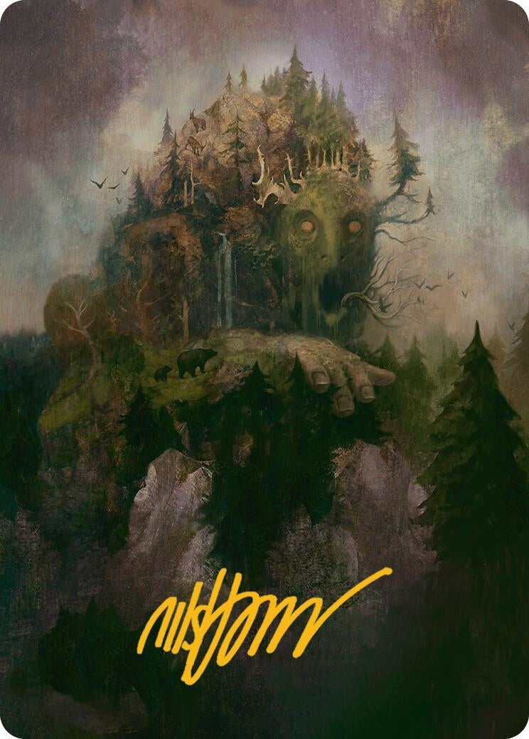 Cultivator Colossus Art Card (Gold-Stamped Signature) (15) (Art Series: Innistrad Remastered)