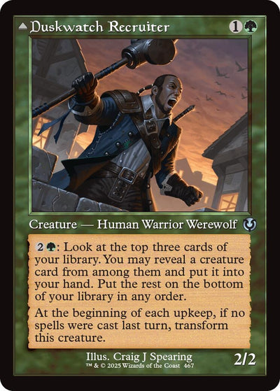 Duskwatch Recruiter (Retro Frame) (467) (Innistrad Remastered)